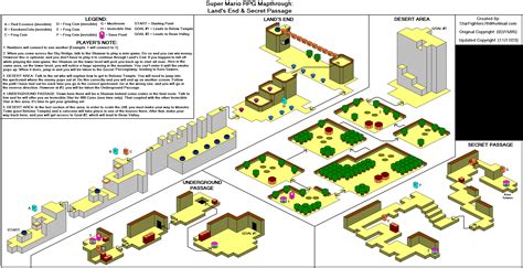 mario rpg land's end map.